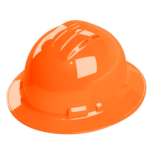 Cordova Safety H34R3V Pinlock, 4-Point, Vented, Duo Safety™, Hard Hat, Full Brim, Orange