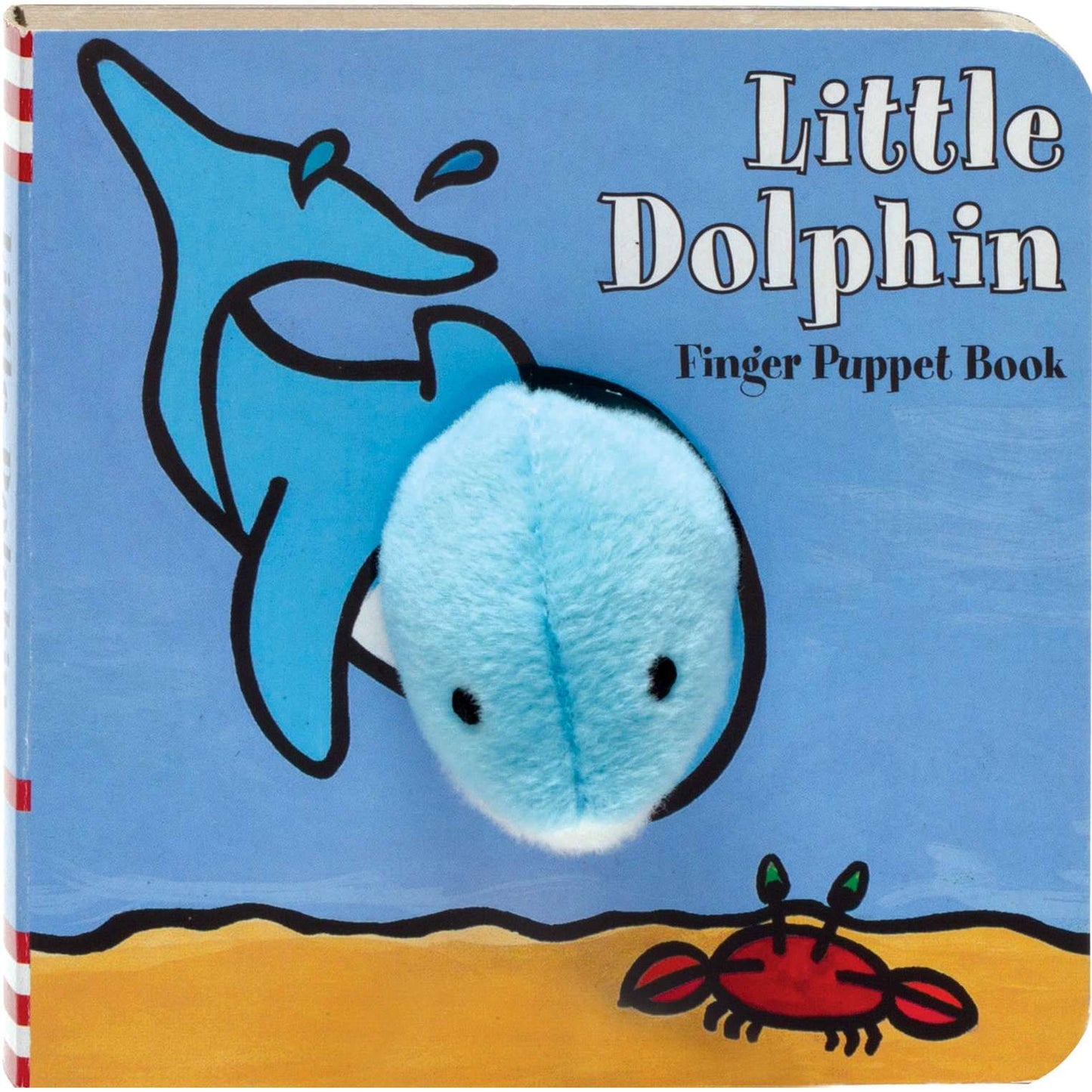 Paradise Clay HCB005 Little Dolphin - Finger Puppet Book