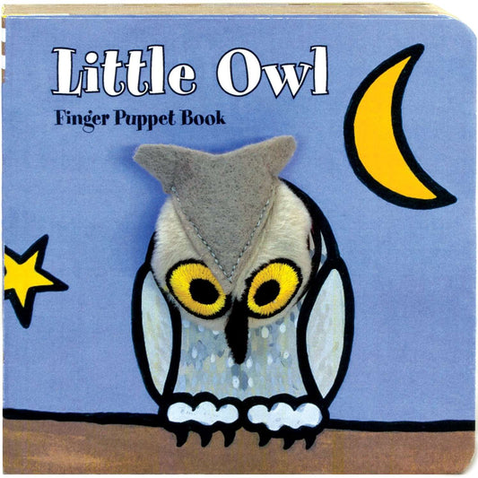 Paradise Clay HCB036 Little Owl - Finger Puppet Book