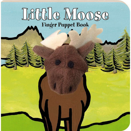Paradise Clay HCB039 Little Moose - Finger Puppet Book