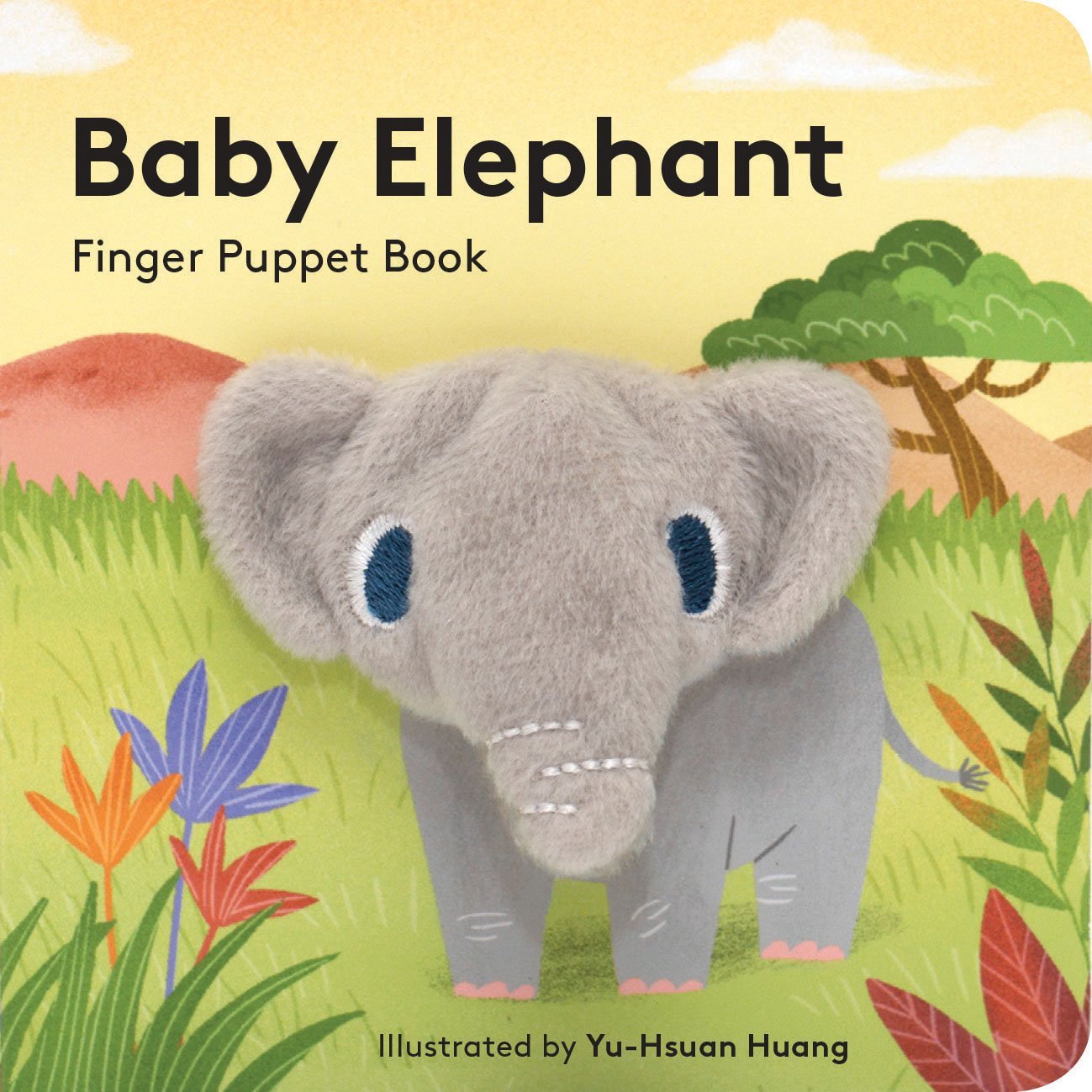 Paradise Clay HCB061 Baby Elephant - Finger Puppet Book
