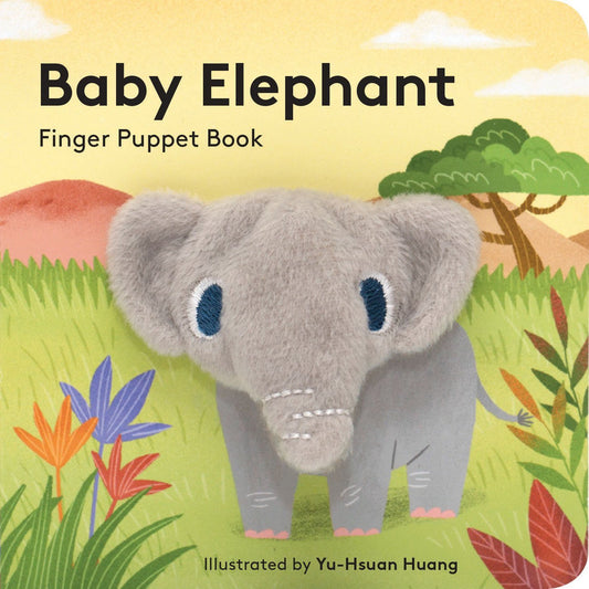 Paradise Clay HCB061 Baby Elephant - Finger Puppet Book