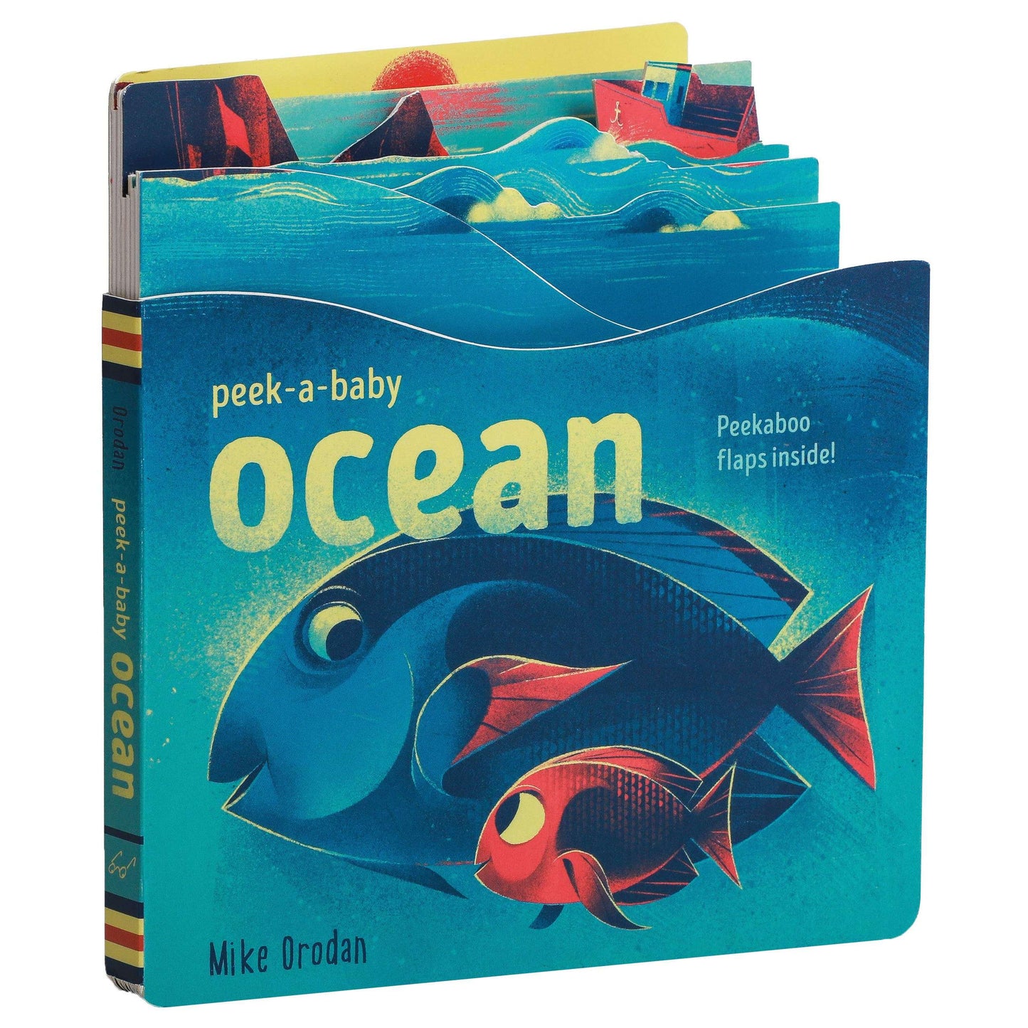 Paradise Clay HCB088 Peek-a-Baby: Ocean - Book