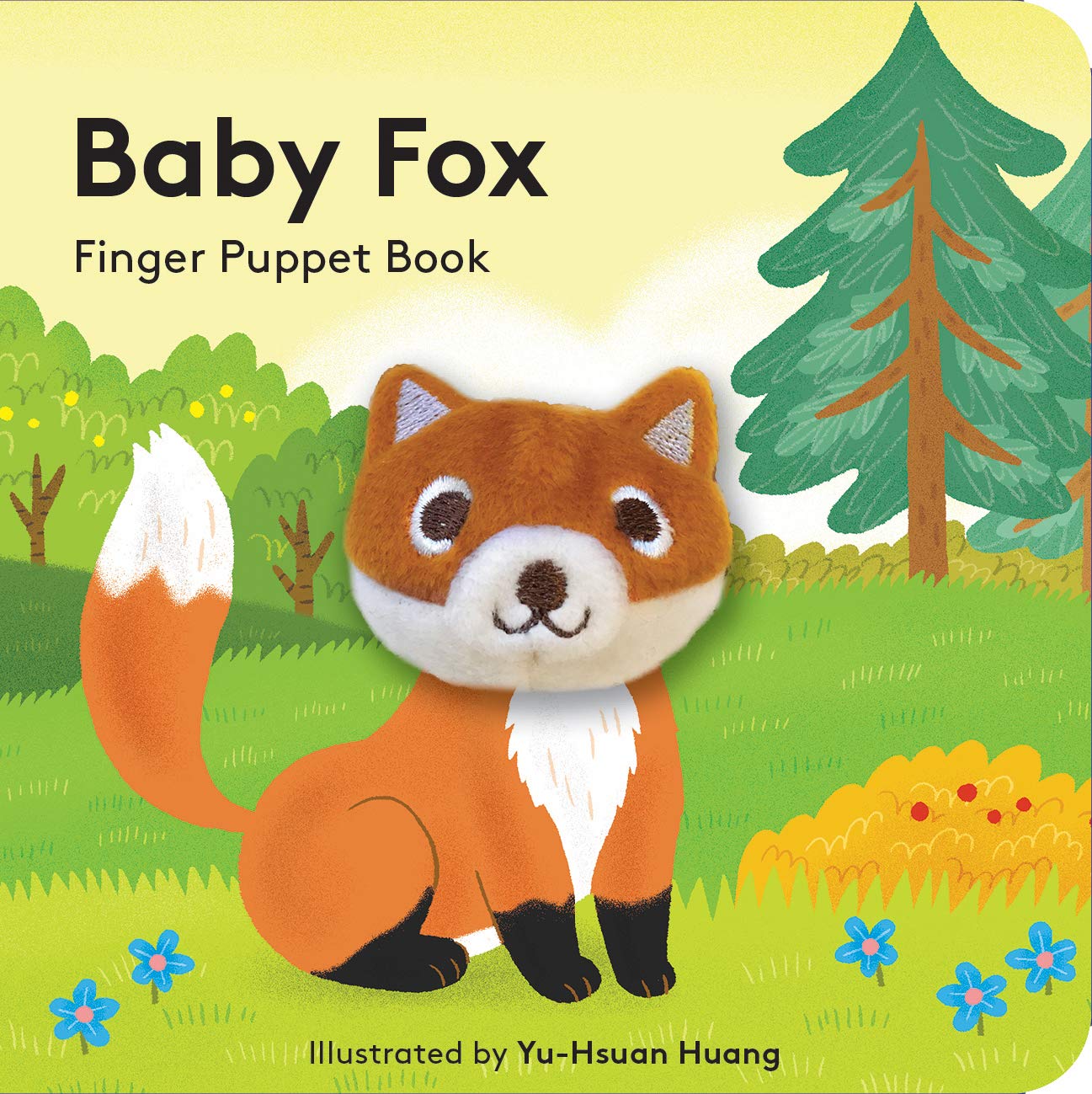 Paradise Clay HCB118 Baby Fox - Finger Puppet Book