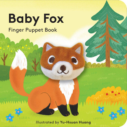 Paradise Clay HCB118 Baby Fox - Finger Puppet Book