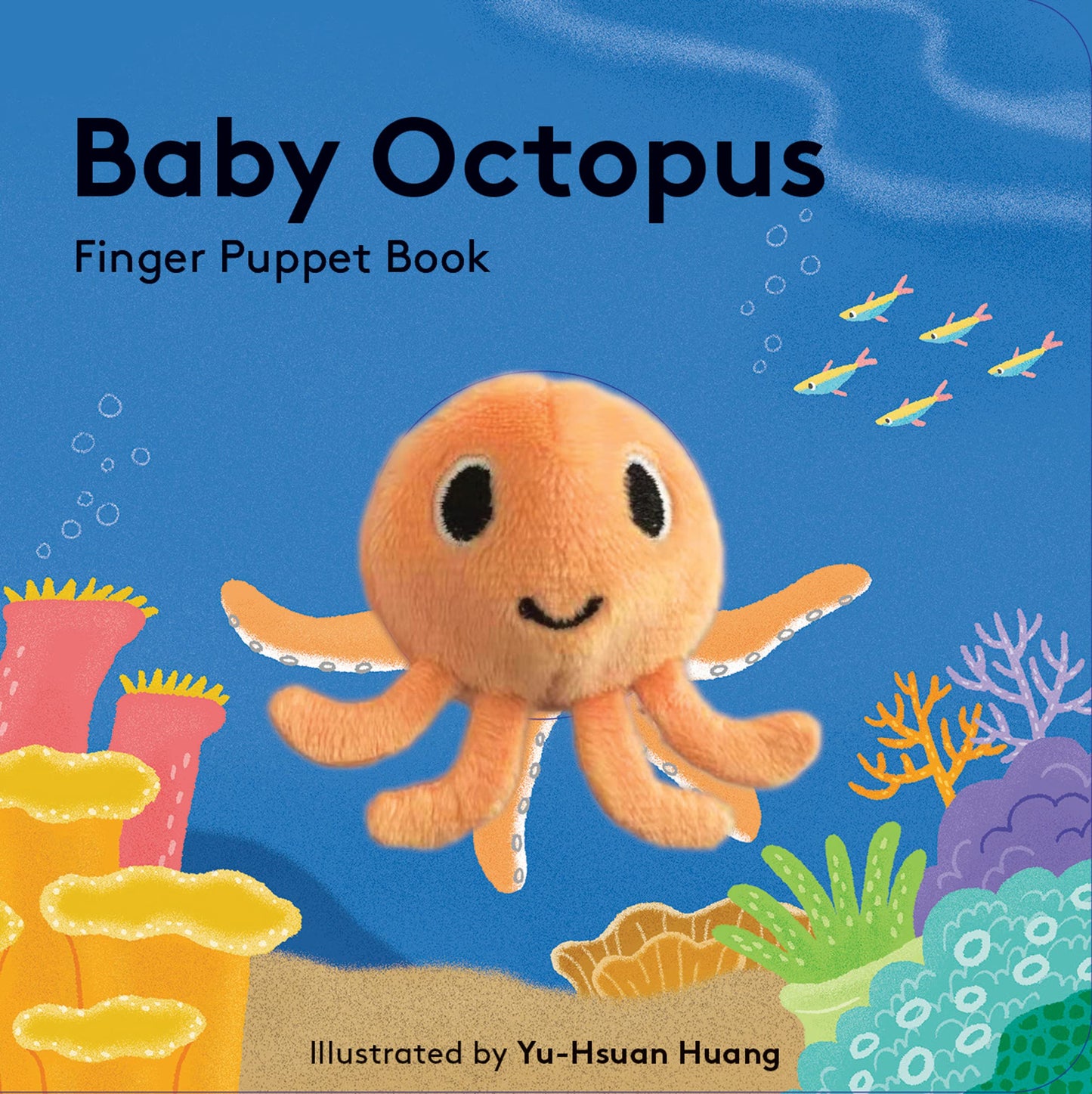 Paradise Clay HCB129 Baby Octopus - Finger Puppet Book