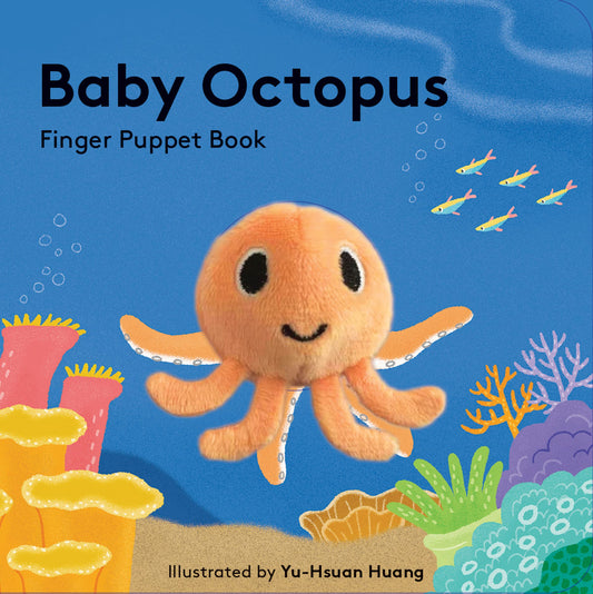 Paradise Clay HCB129 Baby Octopus - Finger Puppet Book