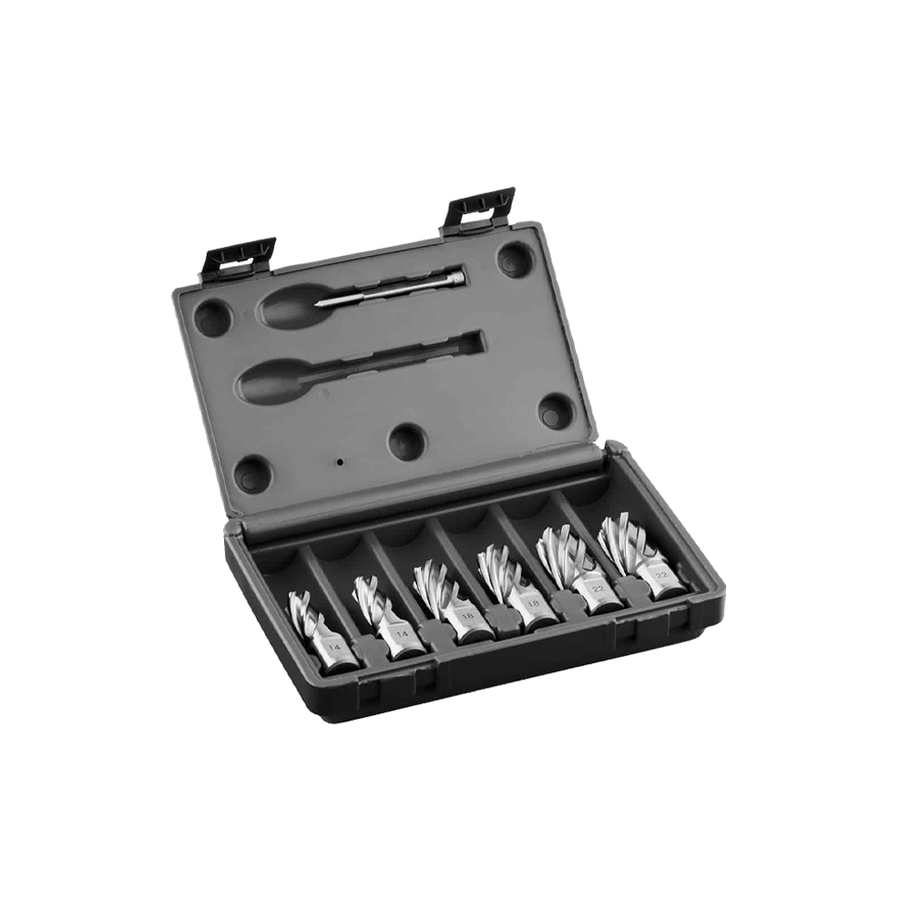 Euroboor HCS.KIT/8 Cutter Kit, Hss, Doc 1", Dmin 9/16", Dmax 13/16".