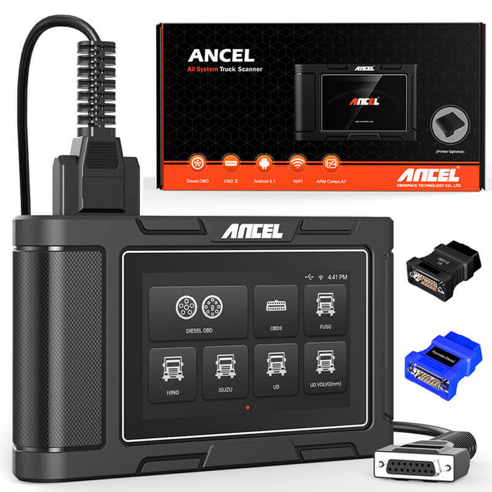 Ancel HD3200 All-System Heavy Duty Truck & OBD2 Diagnostic Scanner