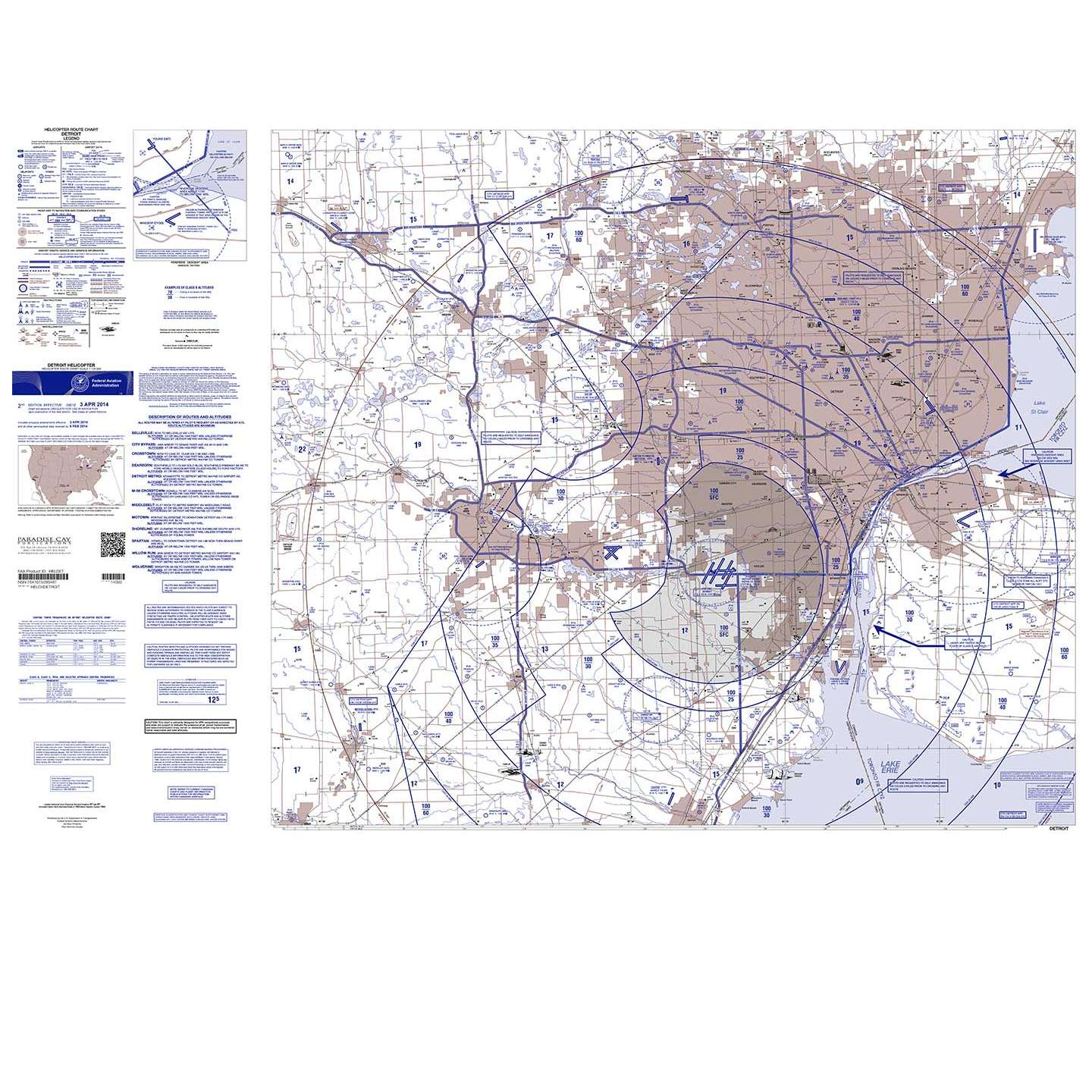 Paradise Clay FAAHELDET FAA Chart: VFR Helicopter DETRIOT