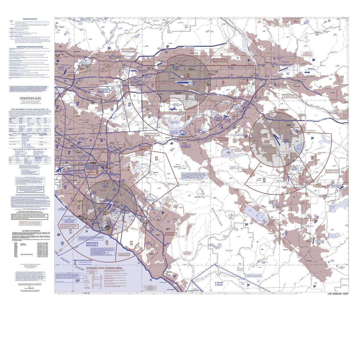 Paradise Clay FAAHELLA FAA Chart: VFR Helicopter LOS ANGELES