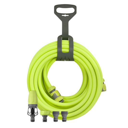FlexZilla HFZG12050QN Garden Hose Kit with Quick Connect Attachments, 1/2" x 50'