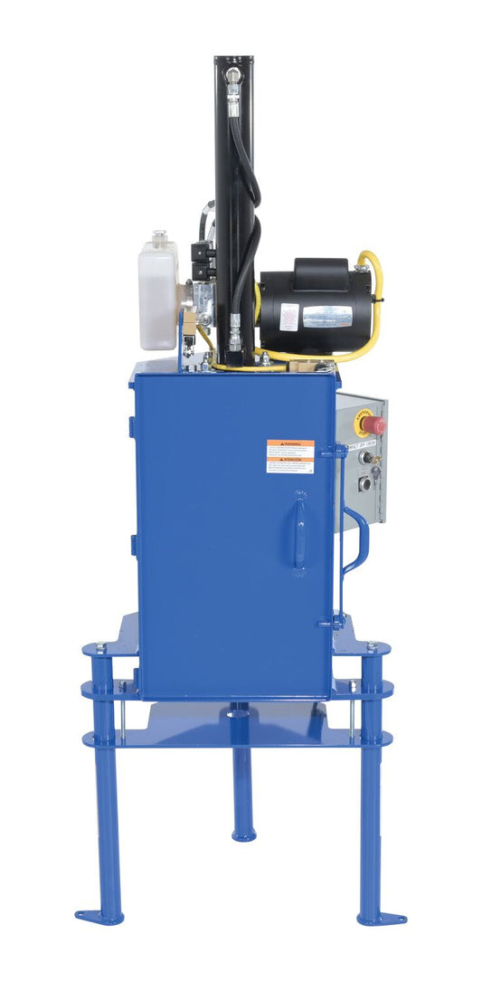 Vestil HPC-DPN Aluminum Drip Pan For Hydraulic Pail Crusher Models Silver