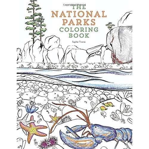 Paradise Clay HRW132 The National Parks Coloring Book - Book
