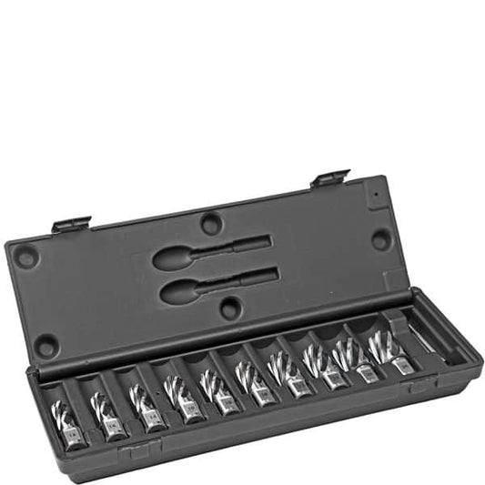 Euroboor HSS.KIT/10L-I2 Cutter Kit, Hss, Doc 2", Dmin 9/16", Dmax 15/16".