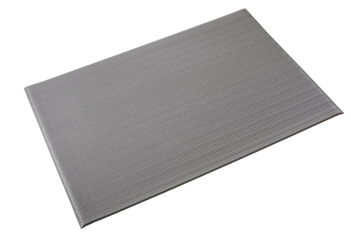 Crown Matting TS6W024GY-60 Tuff-Spun 5/8 Rib-Surface 2'x60' Gray Anti-Fatigue Dry Area Mat