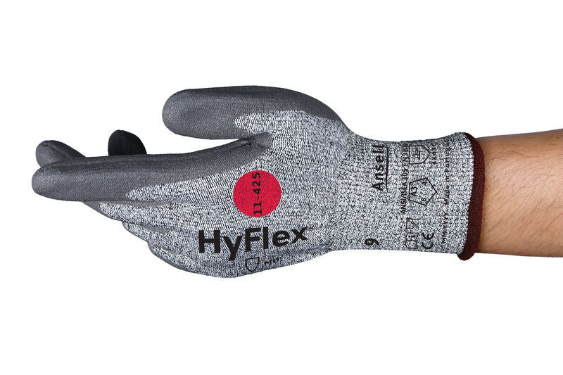 SOS Cleanroom ?11425110? Ansell HyFlex 11-425 Cut Resistant Industrial Gloves