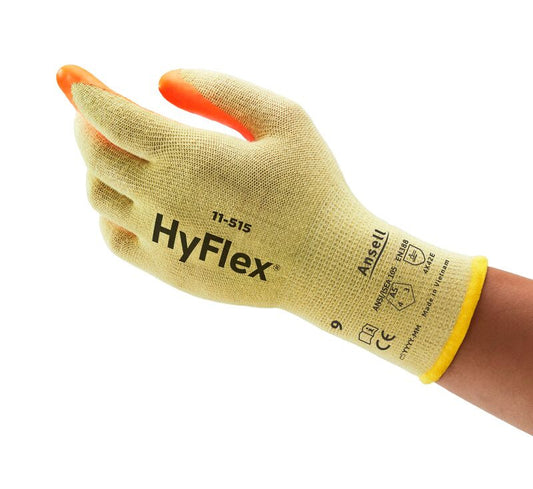 SOS Cleanroom ?285221? Ansell HyFlex 11-515 Cut Resistant Industrial Gloves