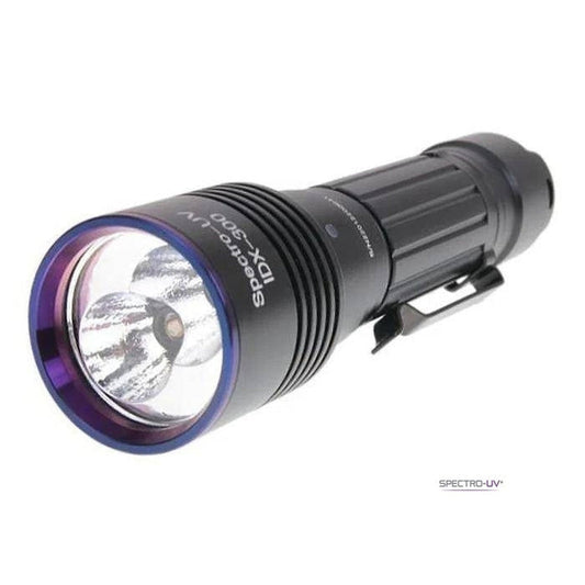 Spectro-UV IDX-300/F Nano 365 Series Dual Beam LED Flashlight Kit Rechargeable European (Type C/F)