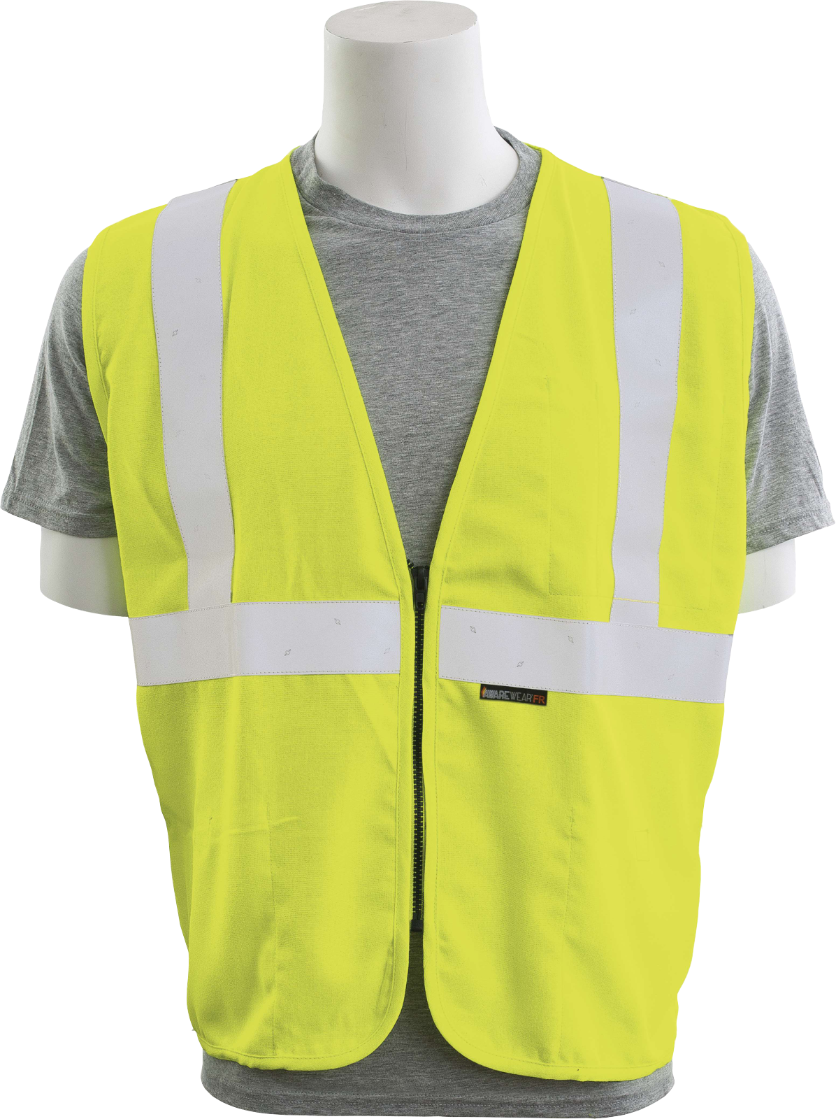 Delta Plus WEL61954HL3X IFR150Z CL 2 FR Astm 1506 Safety Vest, 3X, Hi Viz Lime