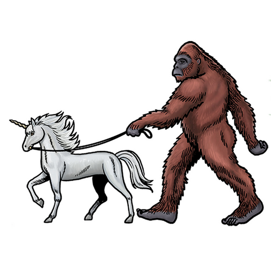 Paradise Clay IHS011 Bigfoot & Unicorn STICKER (10 PACK)