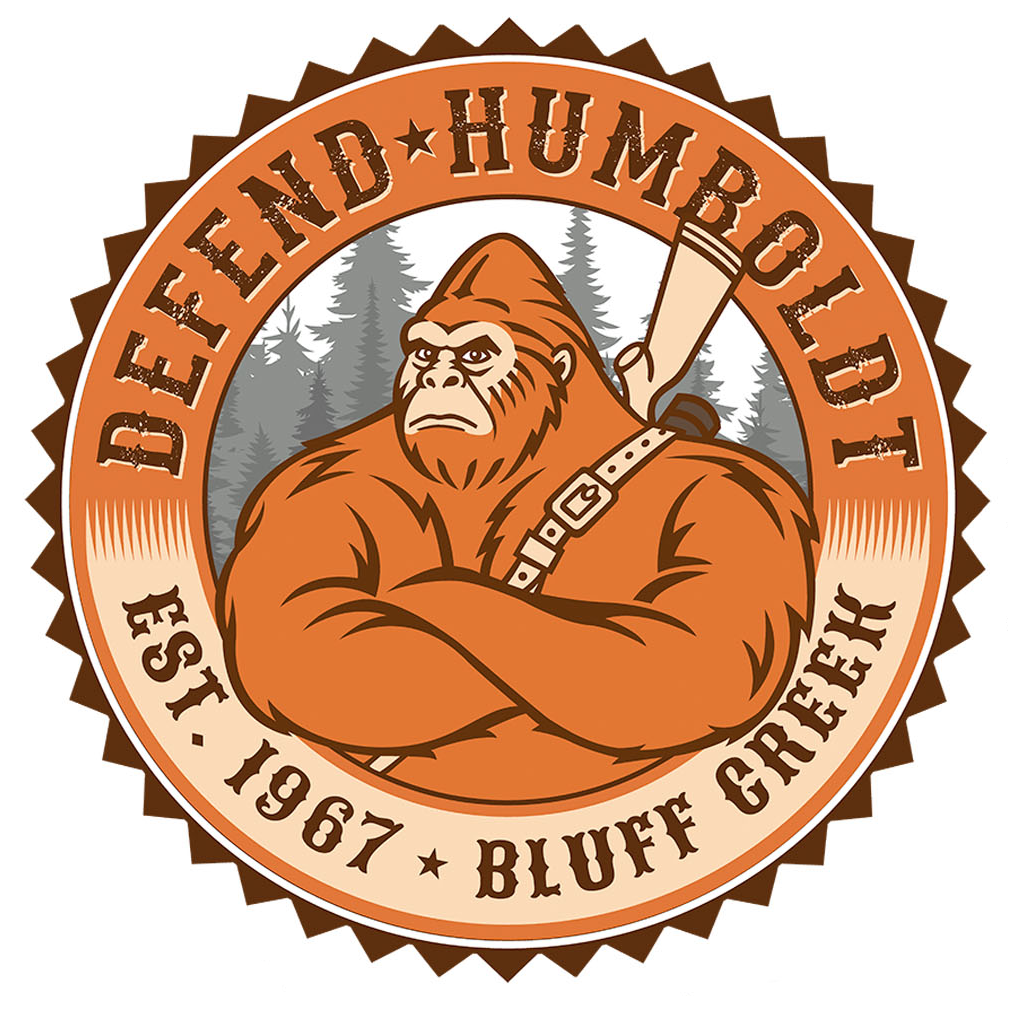 Paradise Clay IHS510 Defend Humboldt Bigfoot STICKER (1 STICKER)