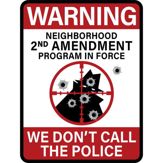 Paradise Clay IHS017 Neighborhood Watch "Target Practice" STICKER (10 PACK)