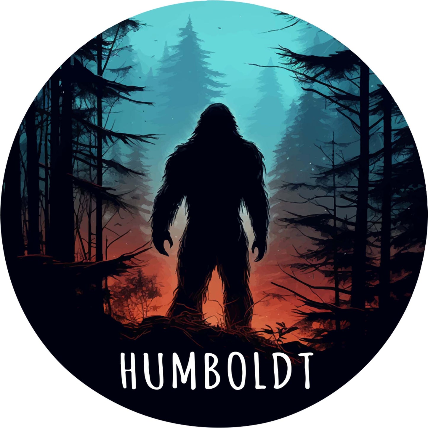 Paradise Clay IHS-10P-036 Humboldt Darksquatch - Vinyl Sticker (10 pack)