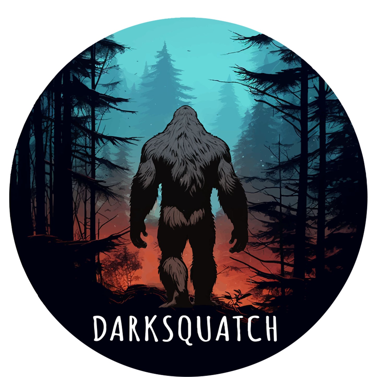 Paradise Clay IHS-10P-046 Darksquatch - STICKER (10 Pack)
