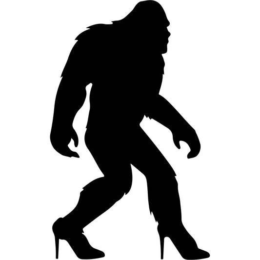 Paradise Clay IHS-10P-048 Sassy Squatch - STICKER (10 Pack)