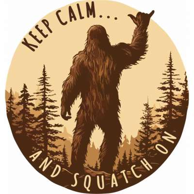 Paradise Clay IHS051 Keep Calm - Vinyl Sticker (1 STICKER)