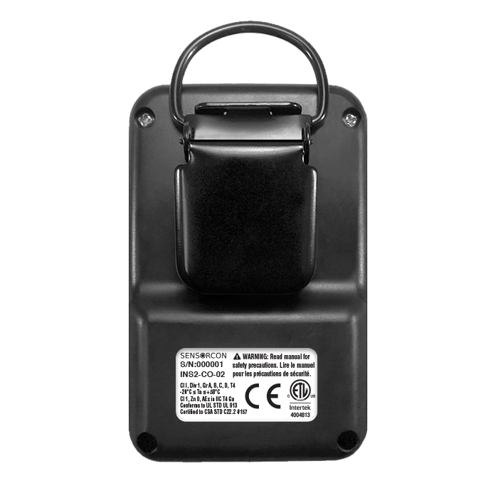 Sensorcon INS2-CO-02 Inspector Industrial Portable Carbon Monoxide Detector