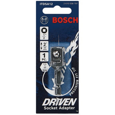 Bosch ITDSA12 Impact Tough 1/4" Hex To 1/2" Sa