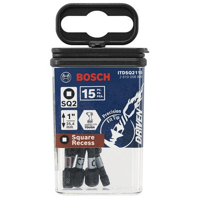 Bosch ITDSQ2115 Impact Tough Sq2 1" 15Pk