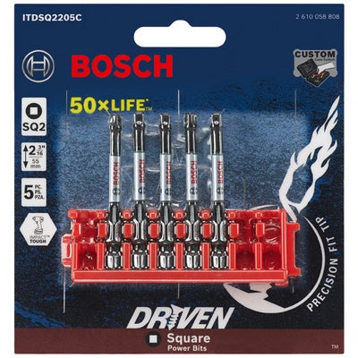 Bosch ITDSQ2205C Impact Tough Sq2 2" 5Pk Clip