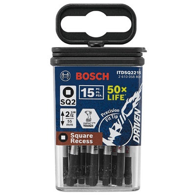 Bosch ITDSQ2215 Impact Tough Sq2 2" 15Pk