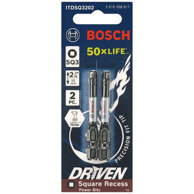 Bosch ITDSQ3202 Impact Tough Sq3 2" 2Pk