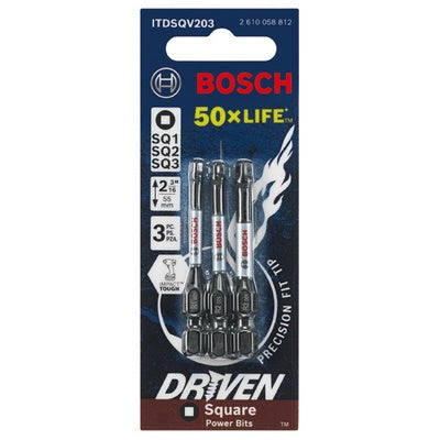 Bosch ITDSQV203 Impact Tough Sqv 2" 3Pk