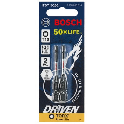 Bosch ITDT10202 Impact Tough T10 2" 2Pk