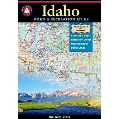 Paradise Clay BEN034 Idaho Road & Recreation Atlas - Book