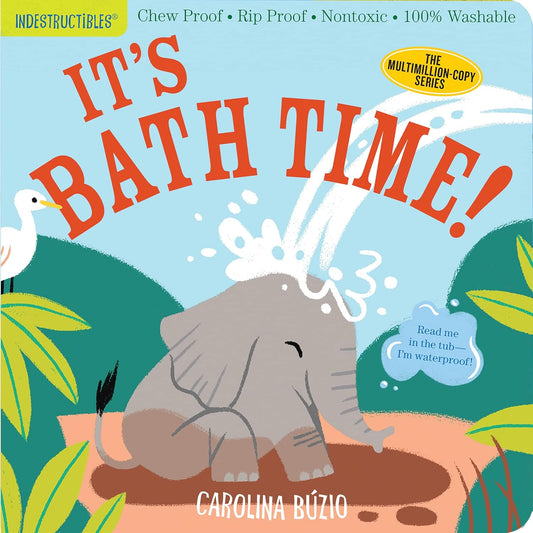 Paradise Clay WPC178 Indestructibles: It's Bath Time! - Book