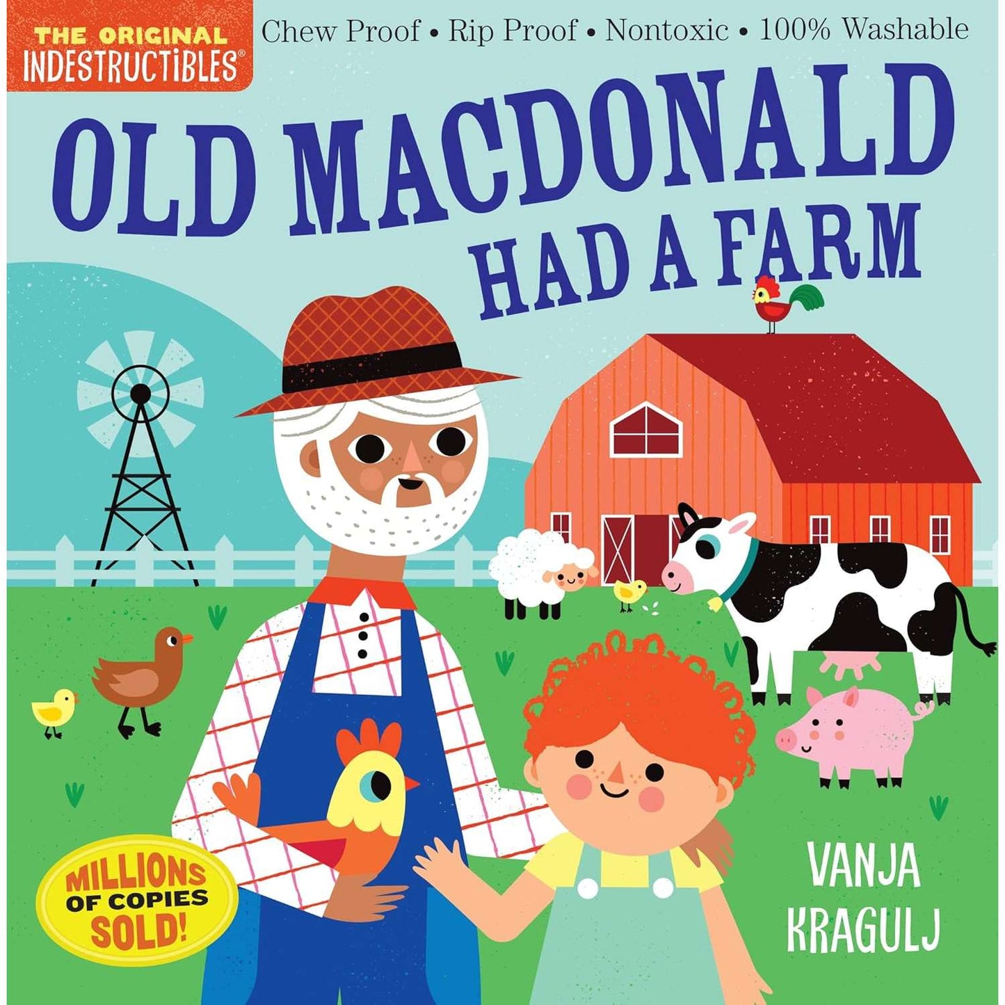 Paradise Clay WPC177 Indestructibles: Old MacDonald Had a Farm - Book