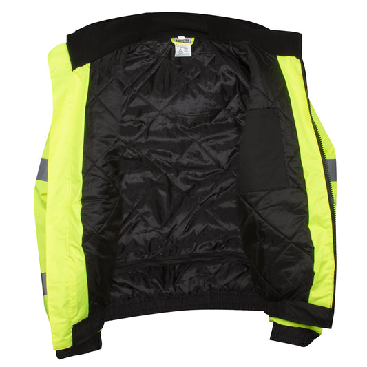 Cordova Safety J221-3XL Jacket, Reptyle™, Bomber, Quilted, Type R, Class 3