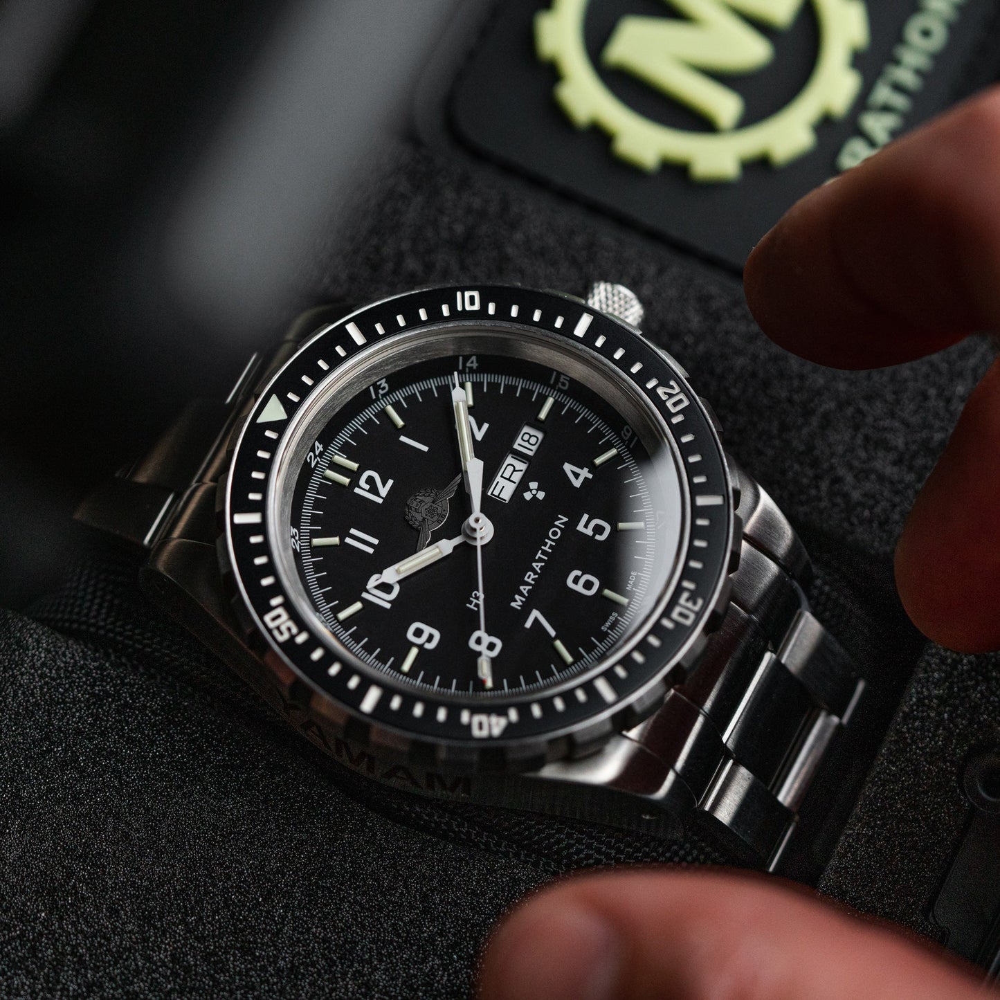 Marathon WW194021SS-0706 Jumbo Diver's Automatic (JDD) - 46mm with Stainless Steel YAMAM Bracelet