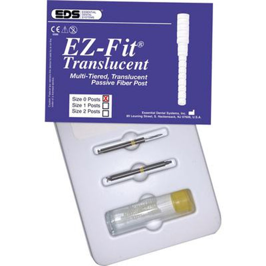 EDS 2535-0 EZ-Fit Translucent Fiber Post #0 Pack of 10