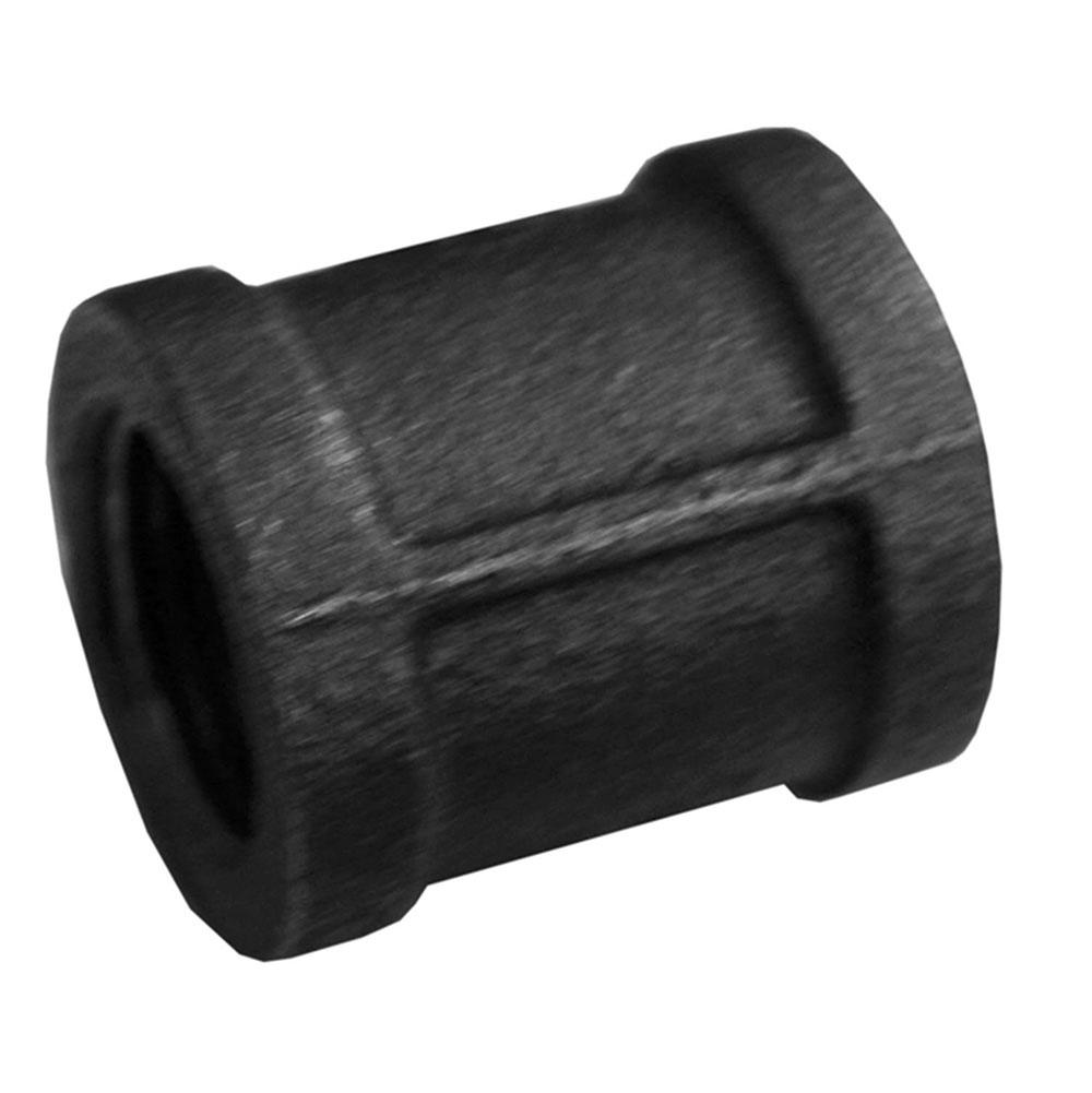 Jones Stephens B1650295 1-1/2" Black Iron Coupling, Banded