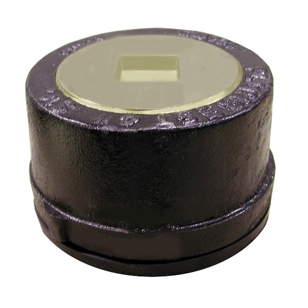 Jones Stephens C36013 3" Service Weight Push-On Cleanout Less Gasket with Countersunk Plug - 3" Height