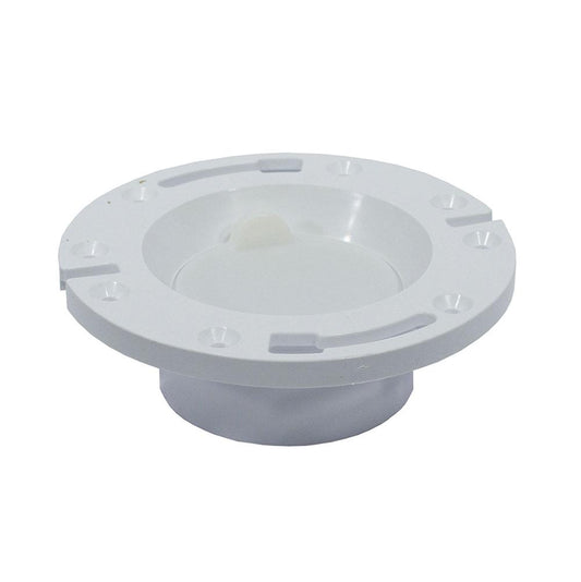 Jones Stephens C50345 3 X 4 PVC CLOSET FLANGE W/KNOCKOUT