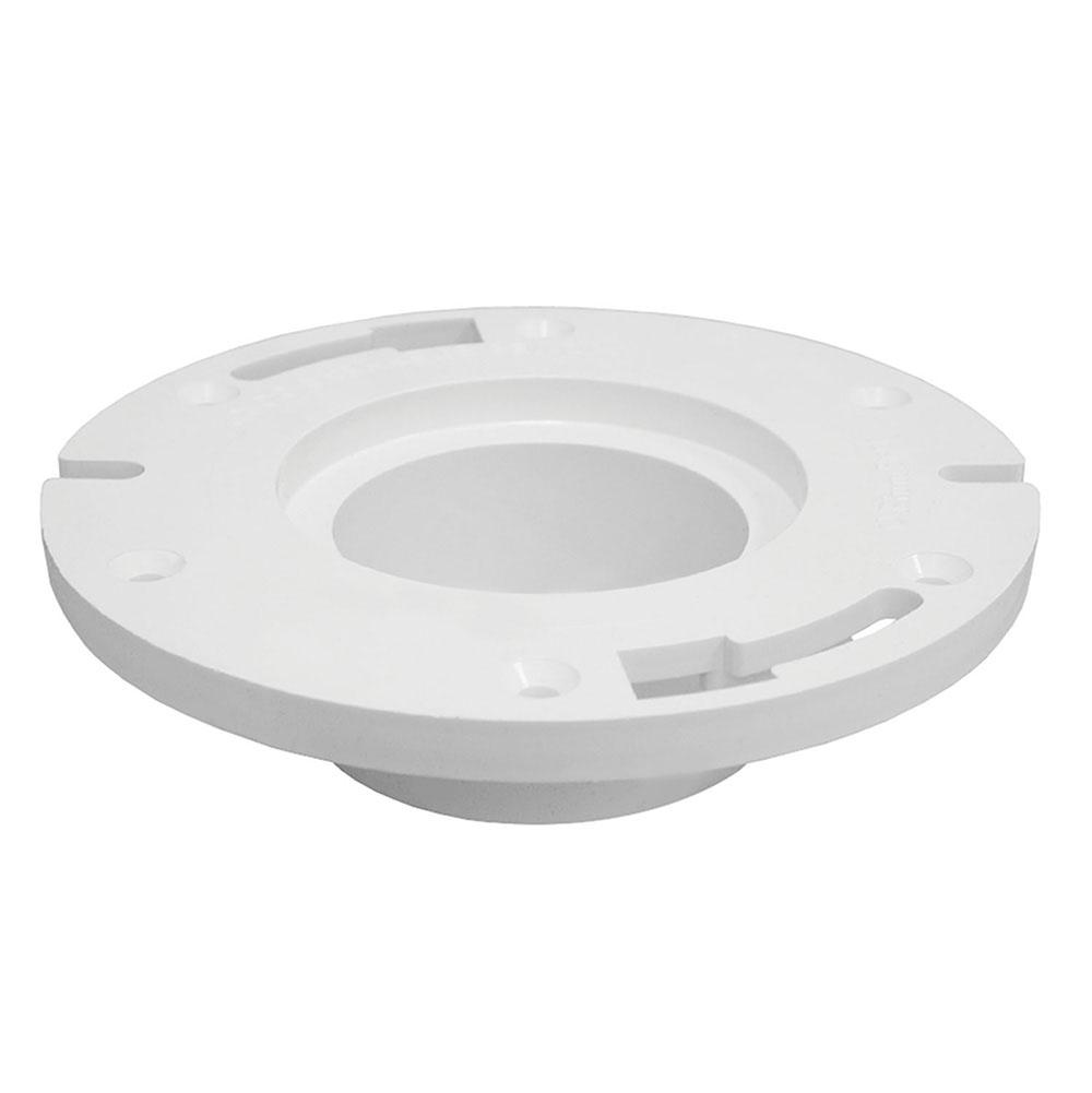 Jones Stephens C51450 4" PVC Spigot Fit Closet Flange less Knockout