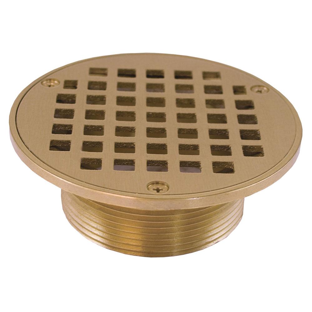 Jones Stephens D60955 3" IPS Metal Spud with 5" Nickel Bronze Round Strainer